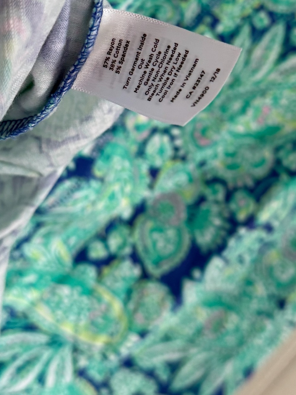 Talbots Cotton Tropical Dress XL - Picture 4 of 5